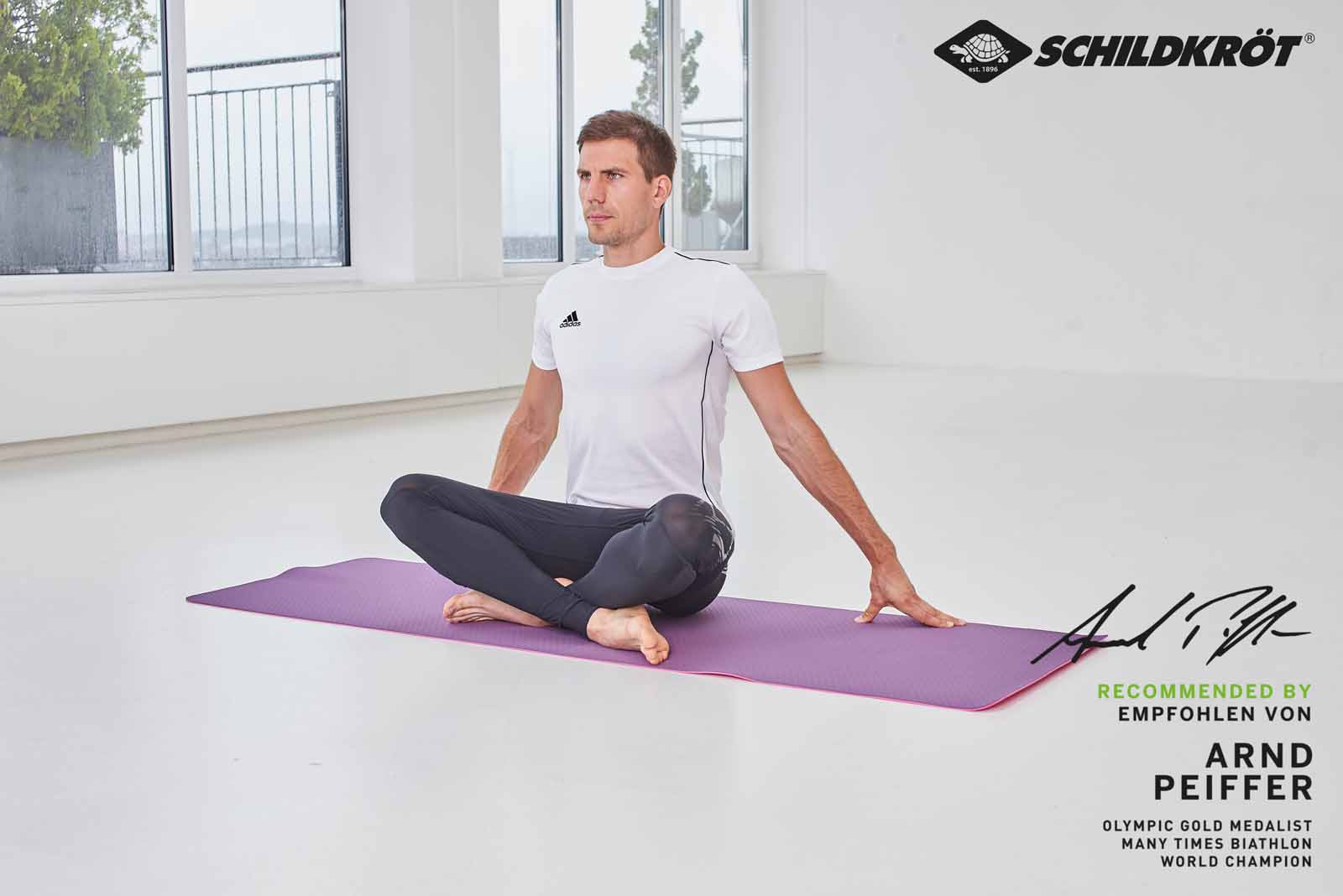 Bicolar Yoga Matte 4mm purple